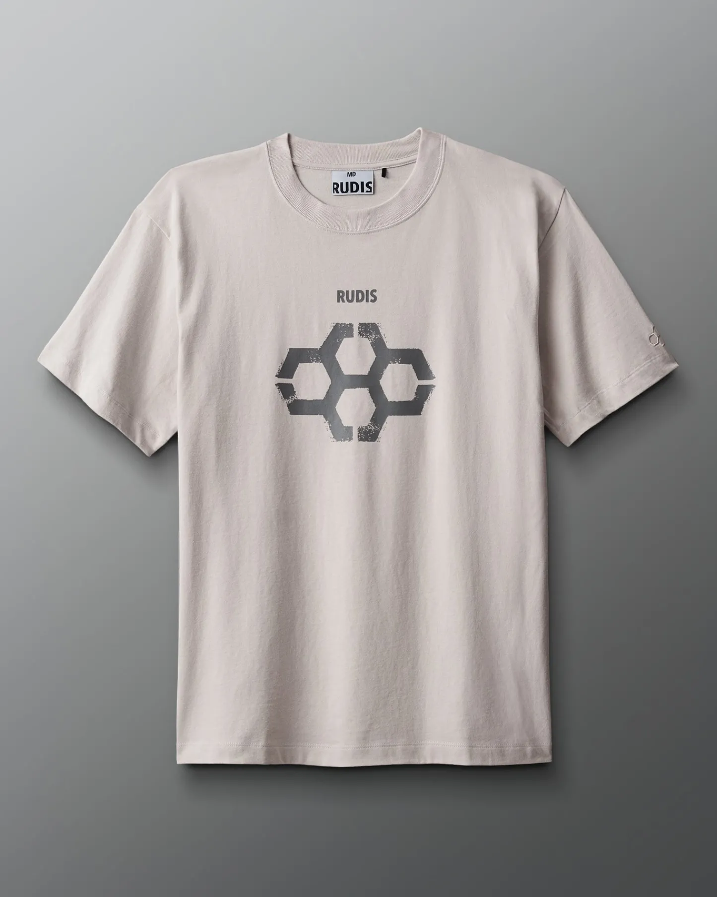 Shirts & Tees|Shirts & Tees>RUDIS Essential Hex Heavyweight T-Shirt Bone