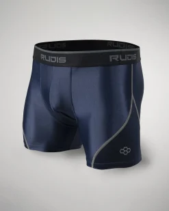 Socks & Underwear>RUDIS Essential Navy/Gray Adult Boxer Brief