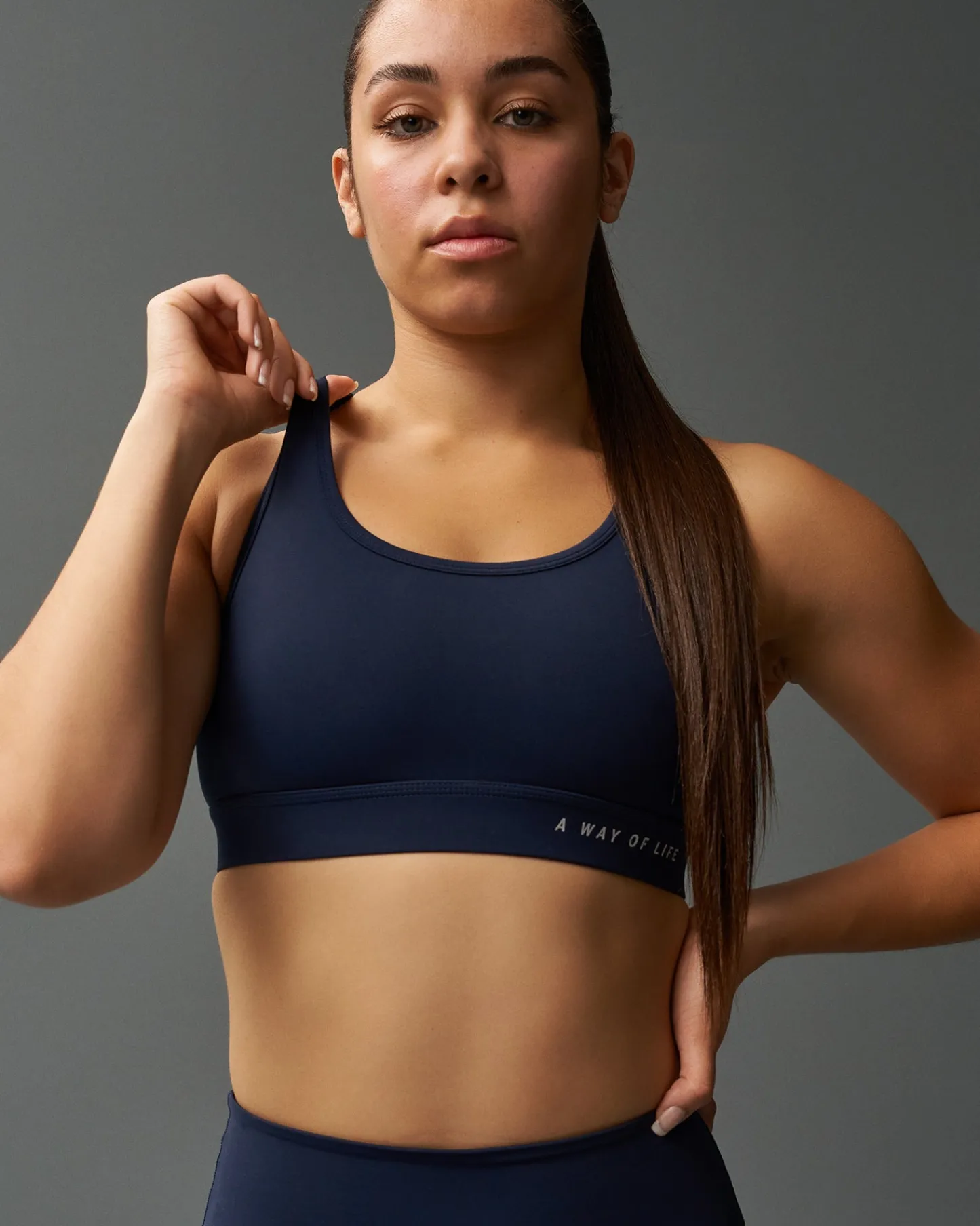 Sports Bras>RUDIS Essential Sports Bra - Navy