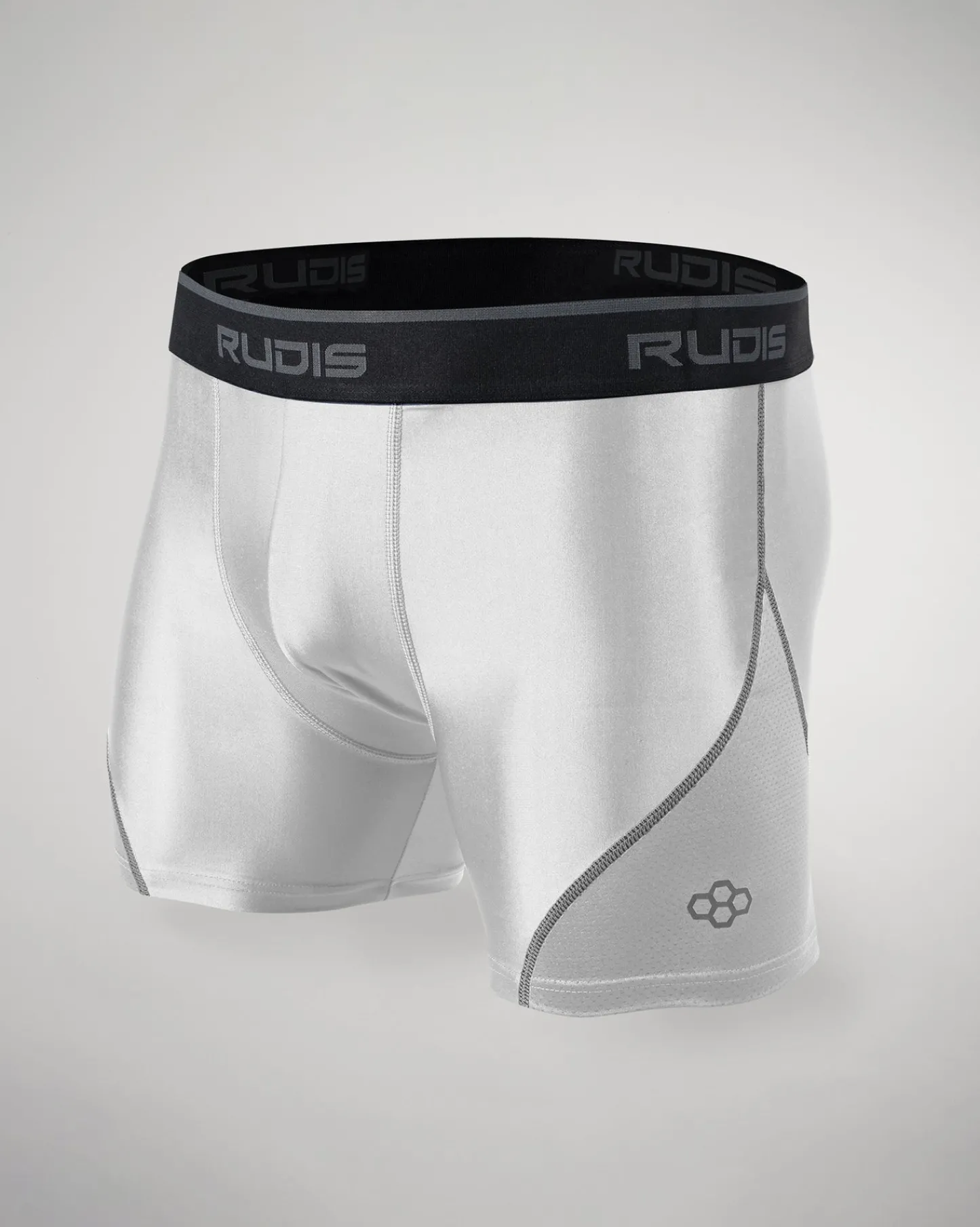 Socks & Underwear|Socks & Underwear>RUDIS Essential White/Gray Youth Boxer Brief