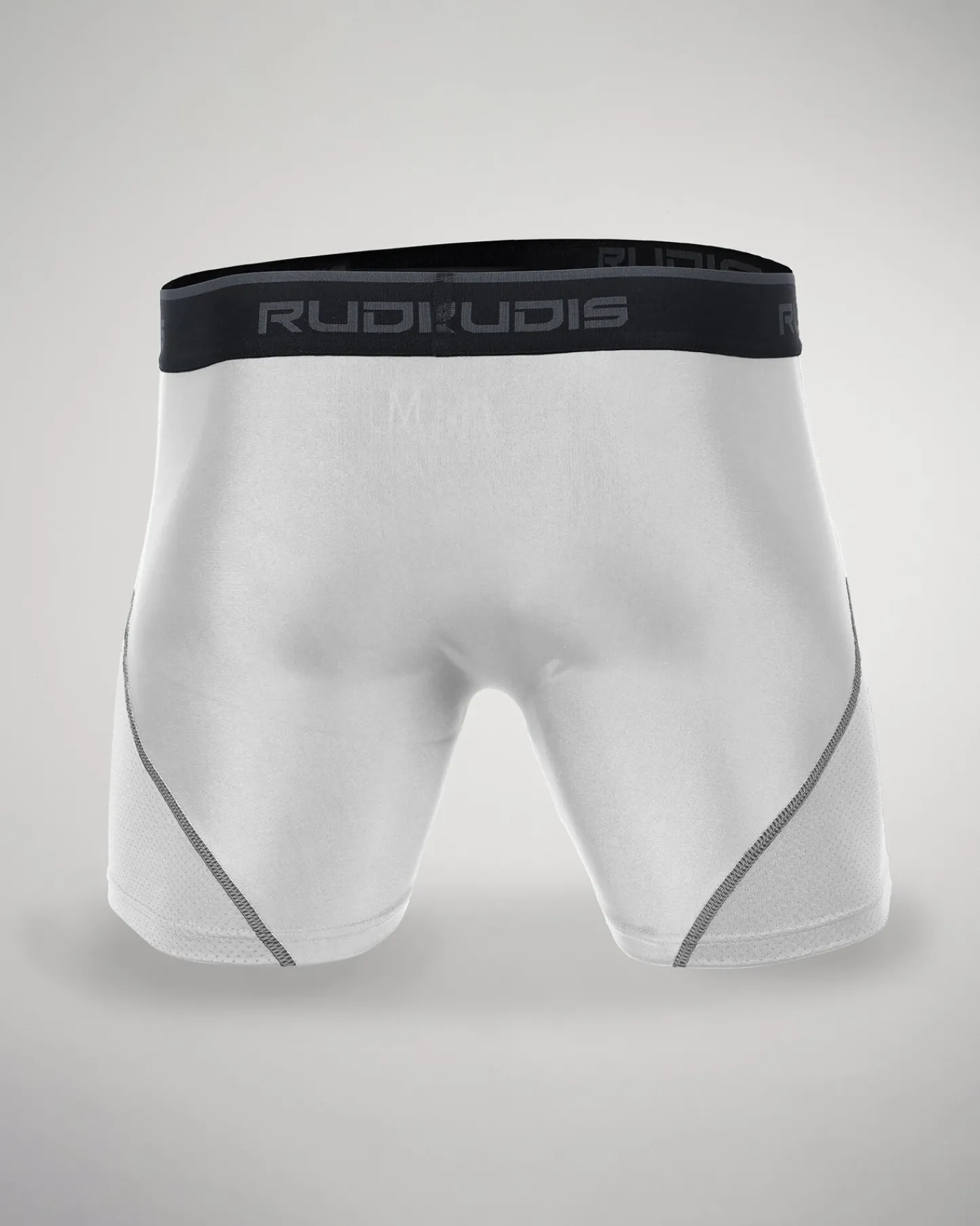 Socks & Underwear>RUDIS Essential White/Gray Adult Boxer Brief
