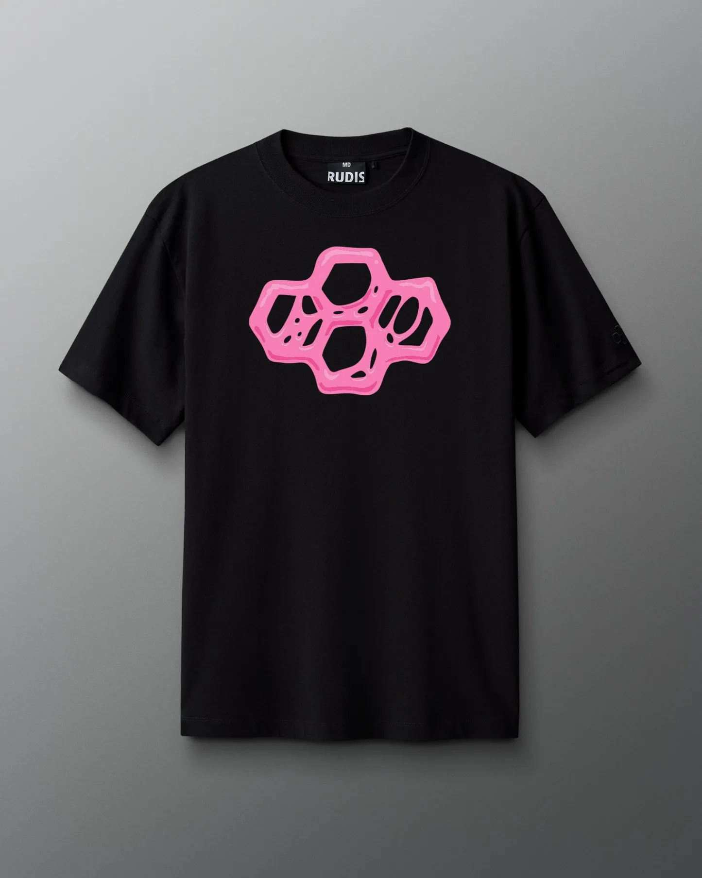 Shirts & Tees|Shirts & Tees>RUDIS Gum Quadhex Heavyweight T-Shirt Black