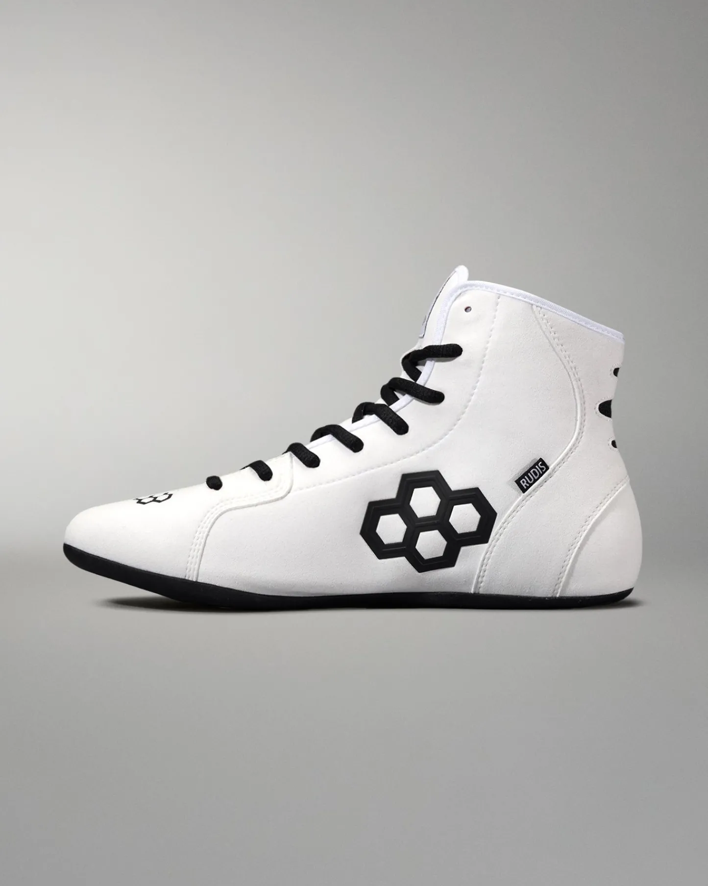 Wrestling Shoes|Wrestling Shoes>RUDIS International Adult Wrestling Shoes - White/Black