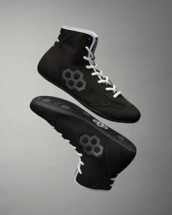 Wrestling Shoes|Wrestling Shoes>RUDIS International Adult Wrestling Shoes - Black