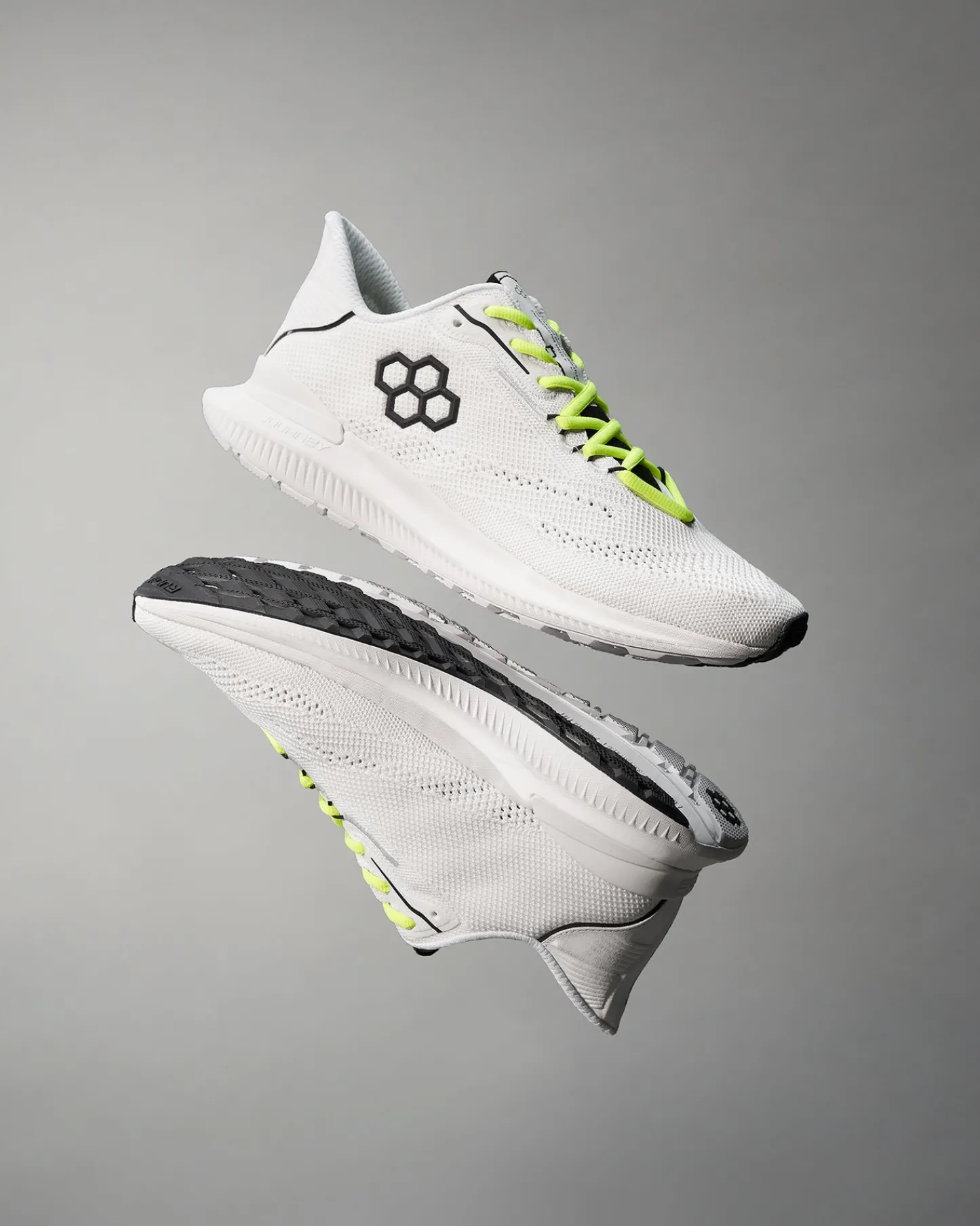 Training Shoes|Training Shoes>RUDIS Journey Knit Adult Training Shoes - White/Neon