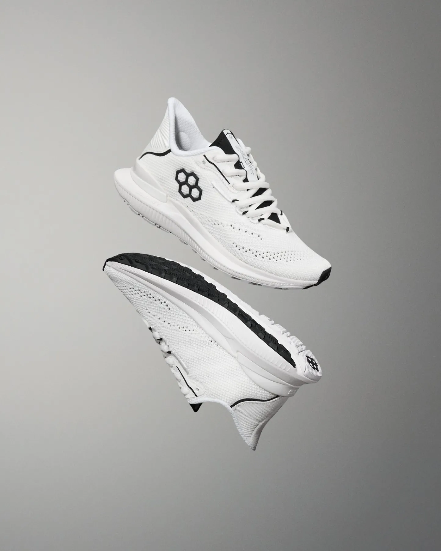 Training Shoes|Training Shoes>RUDIS Journey Knit Youth Training Shoes - White/Neon