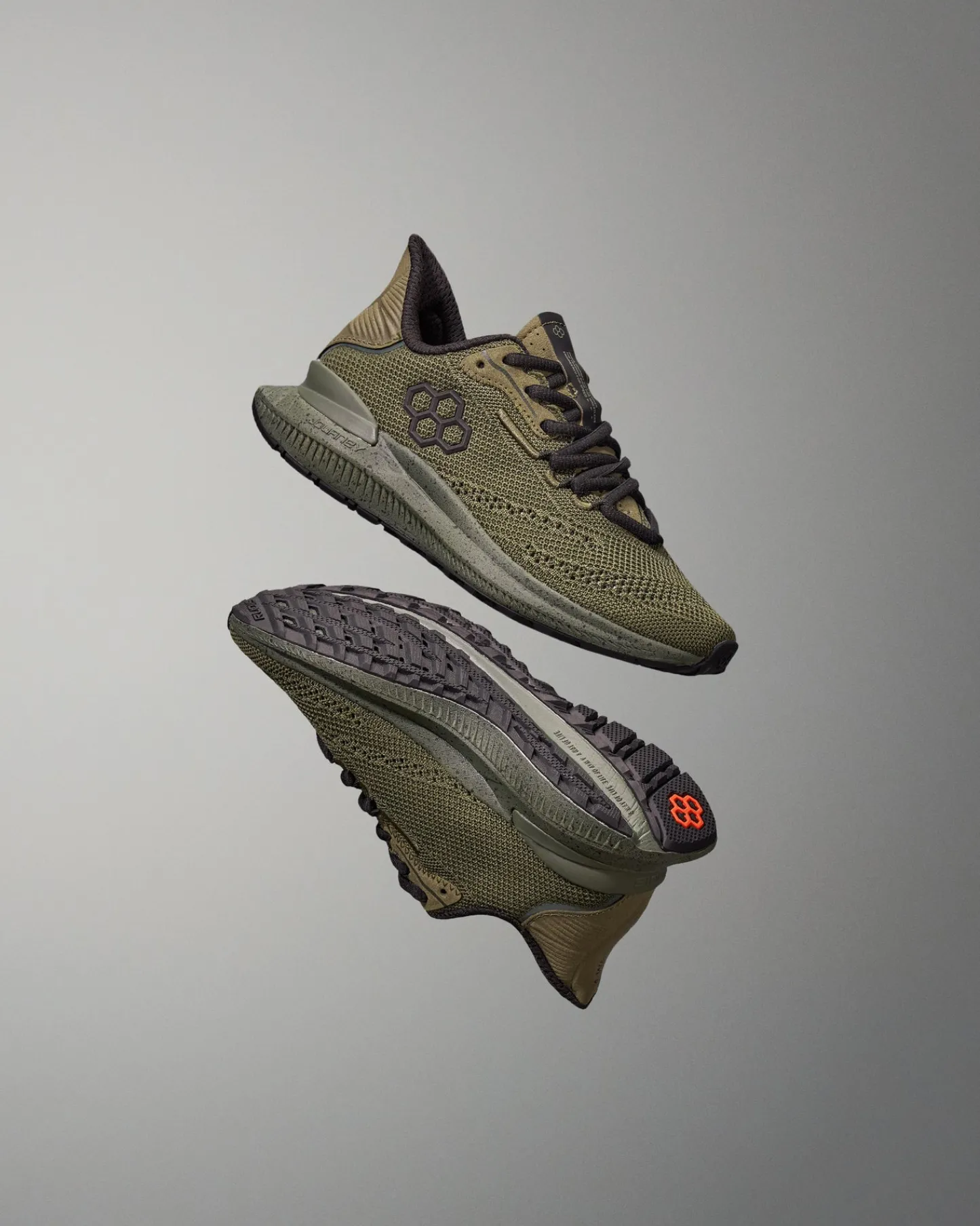 Training Shoes|Training Shoes>RUDIS Journey Knit Youth Training Shoes - Ranger Green