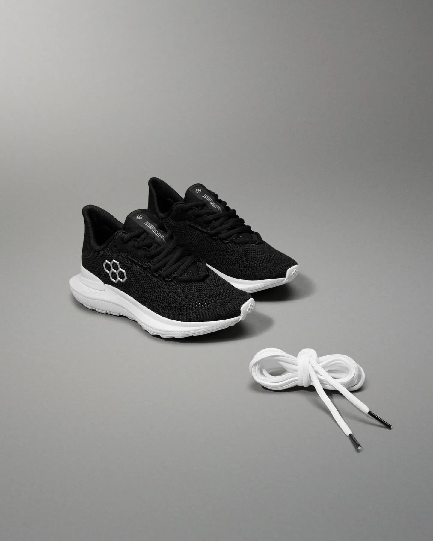 Training Shoes|Training Shoes>RUDIS Journey Knit Youth Training Shoes - Midnight White