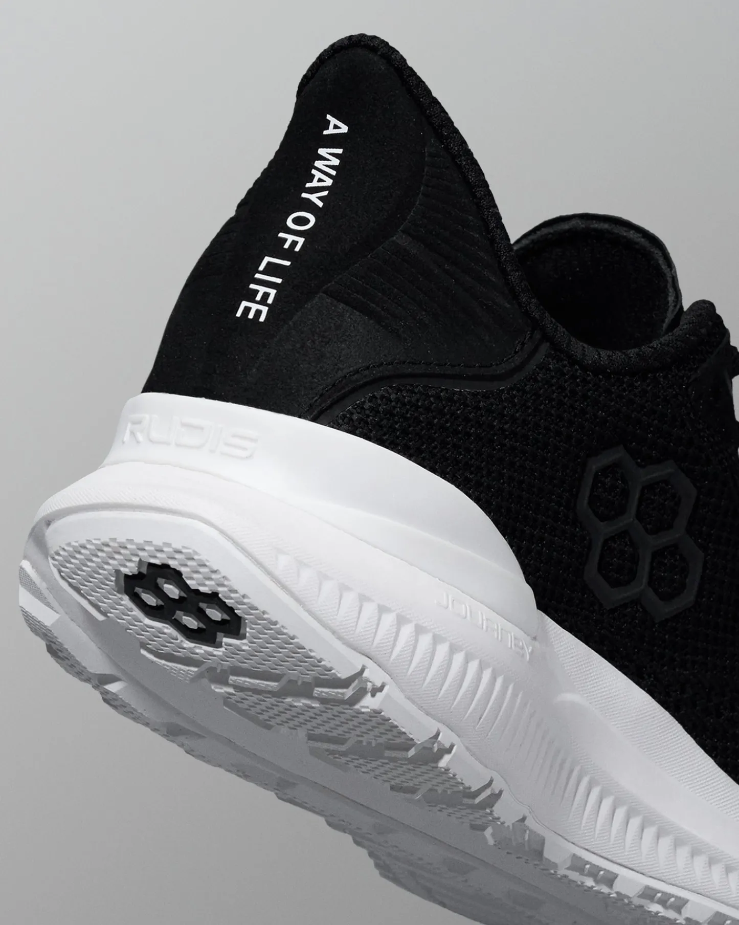 Training Shoes|Training Shoes>RUDIS Journey Knit Youth Training Shoes - Black