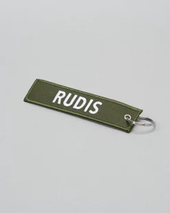 Lanyards & Keychains|Accessories>RUDIS Motto Woven Keychain