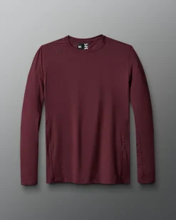 Shirts & Tees|Shirts & Tees>RUDIS Performance Long Sleeve - Maroon
