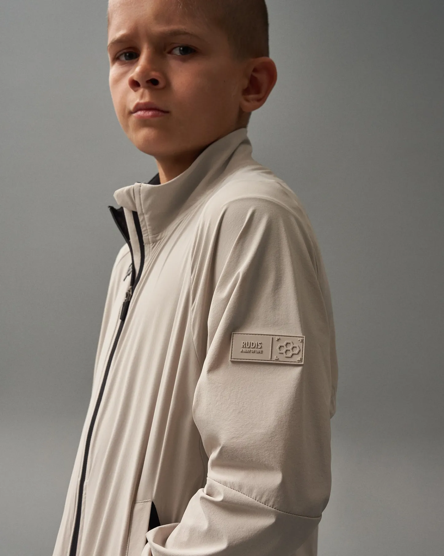 Jackets & 1/4 Zips>RUDIS Performance Uniform Youth Jacket - Bone