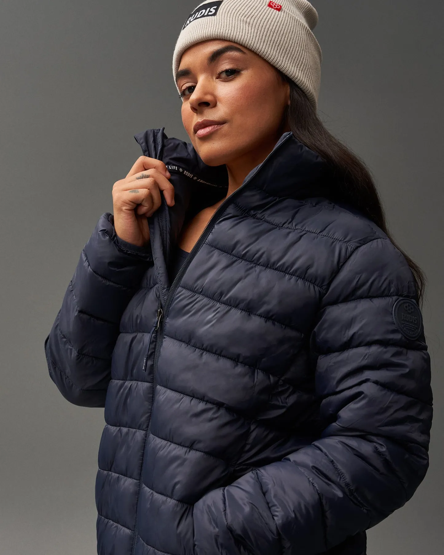 Jackets & Vests|Jackets & 1/4 Zips>RUDIS Puffer Jacket - Navy