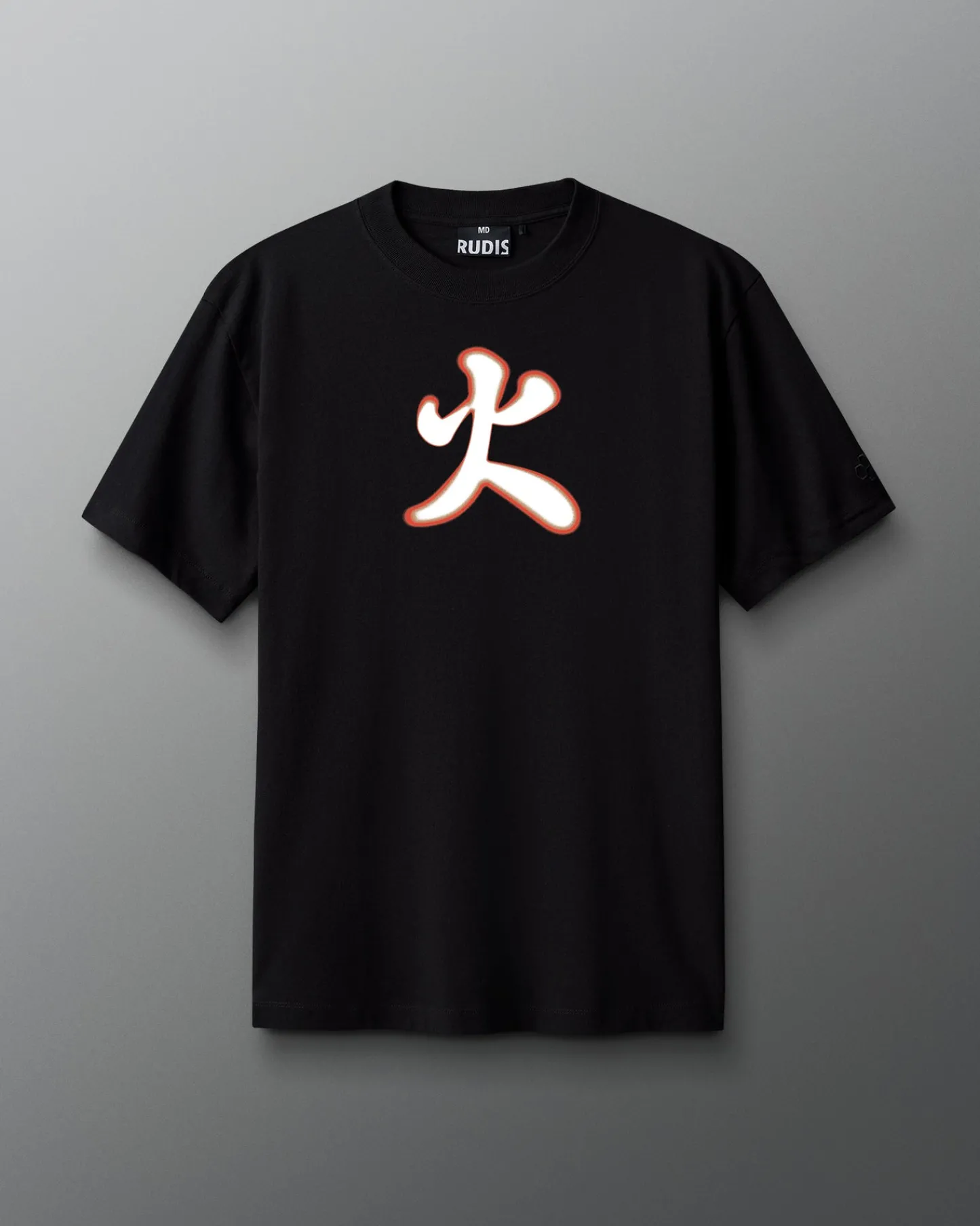 Shirts & Tees|Shirts & Tees>RUDIS Samurai Fire Heavyweight T-Shirt Black