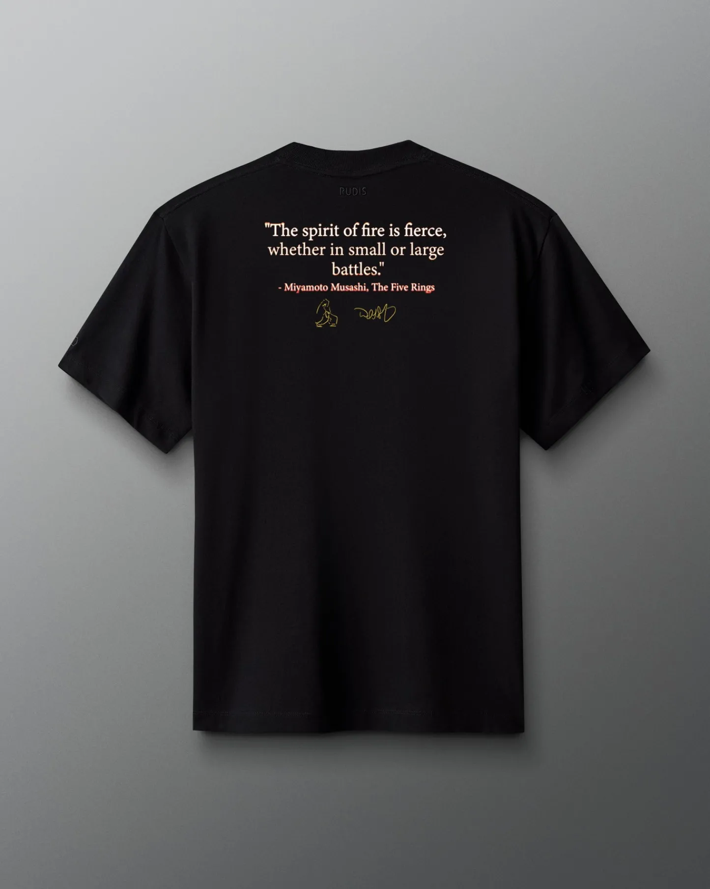 Shirts & Tees|Shirts & Tees>RUDIS Samurai Fire Heavyweight T-Shirt Black