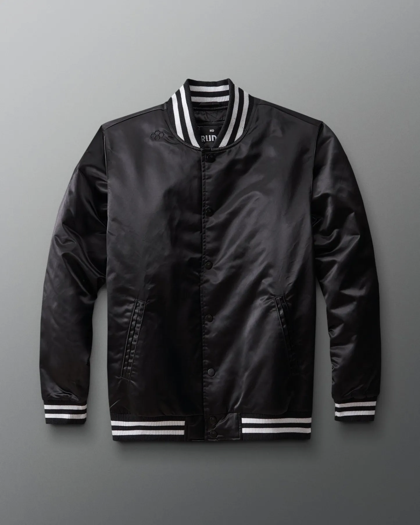 Jackets & Vests>RUDIS Satin Jacket Black