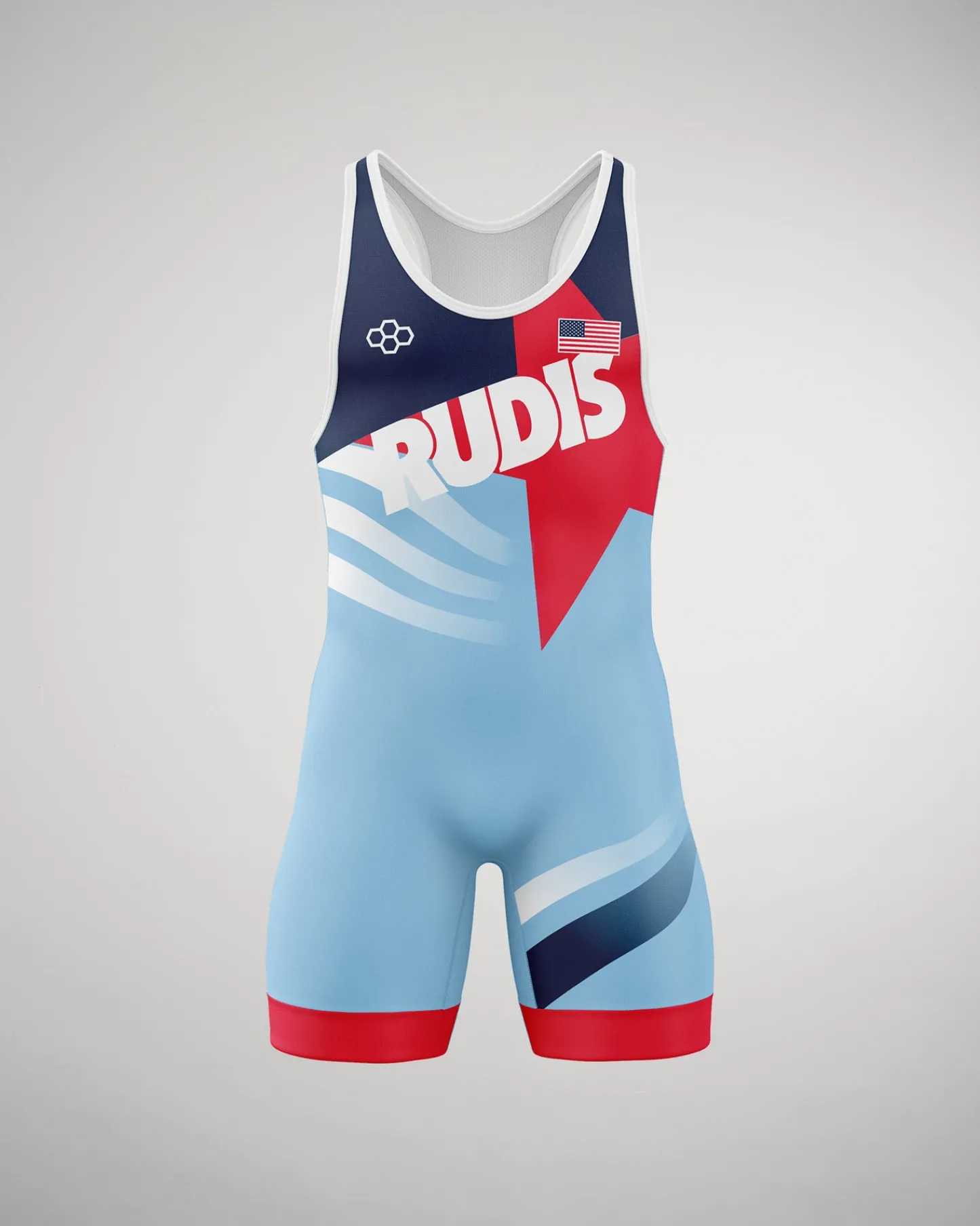 Singlets|Singlets>RUDIS Shining Star USA Elite 2.0 Singlet Light Blue