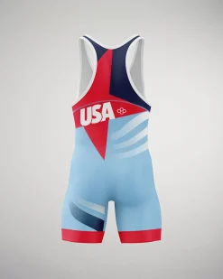 Singlets|Singlets>RUDIS Shining Star USA Elite 2.0 Singlet Light Blue