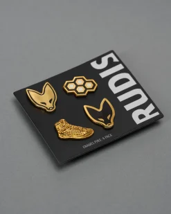 Pins & Stickers|Accessories>RUDIS Sly Fox 4 Pack Enamel Pins