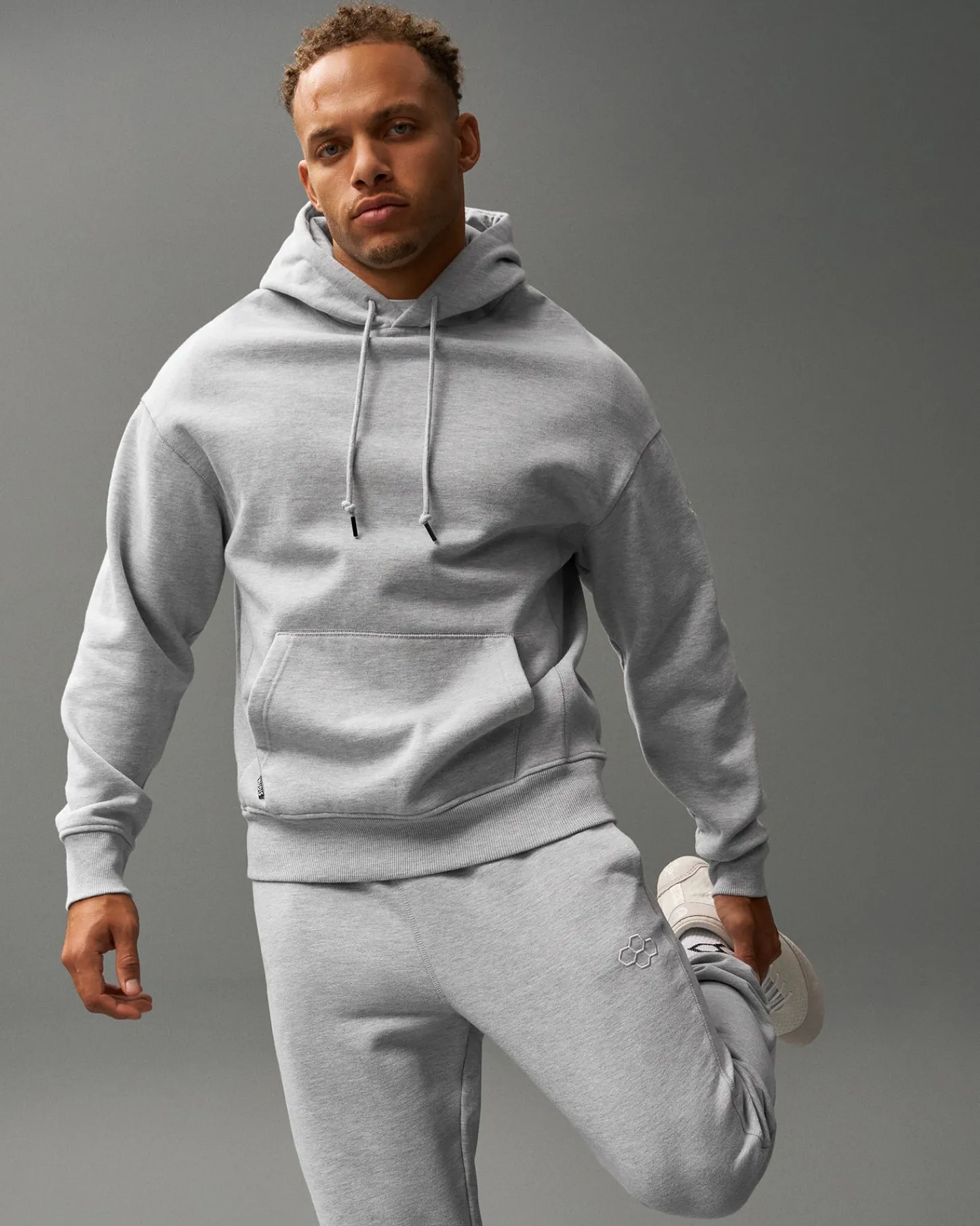 Hoodies & Pullovers>RUDIS Titan Heavyweight Fleece Hoodie - Athletic Gray
