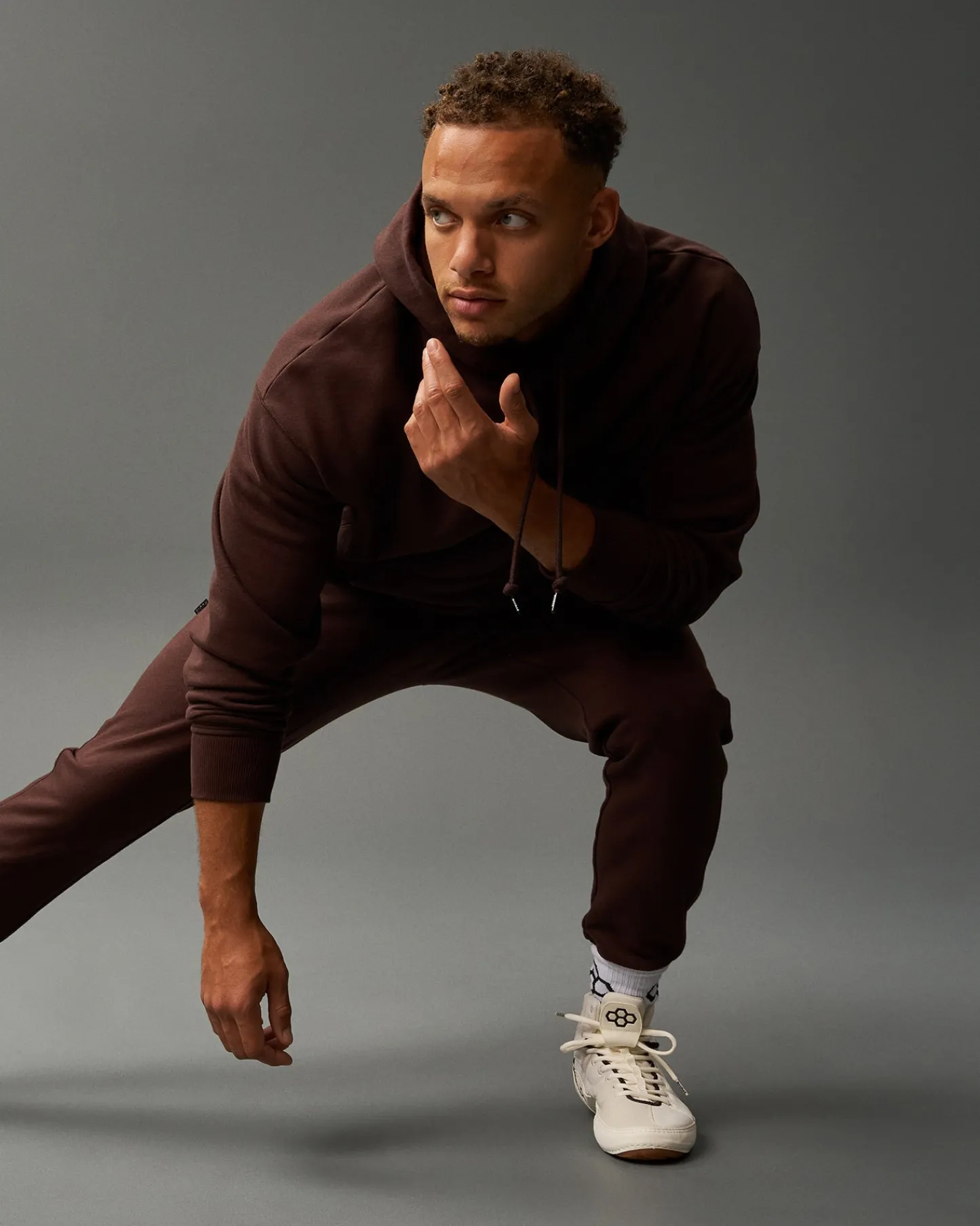 Hoodies & Pullovers>RUDIS Titan Heavyweight Fleece Hoodie - Ground Coffee