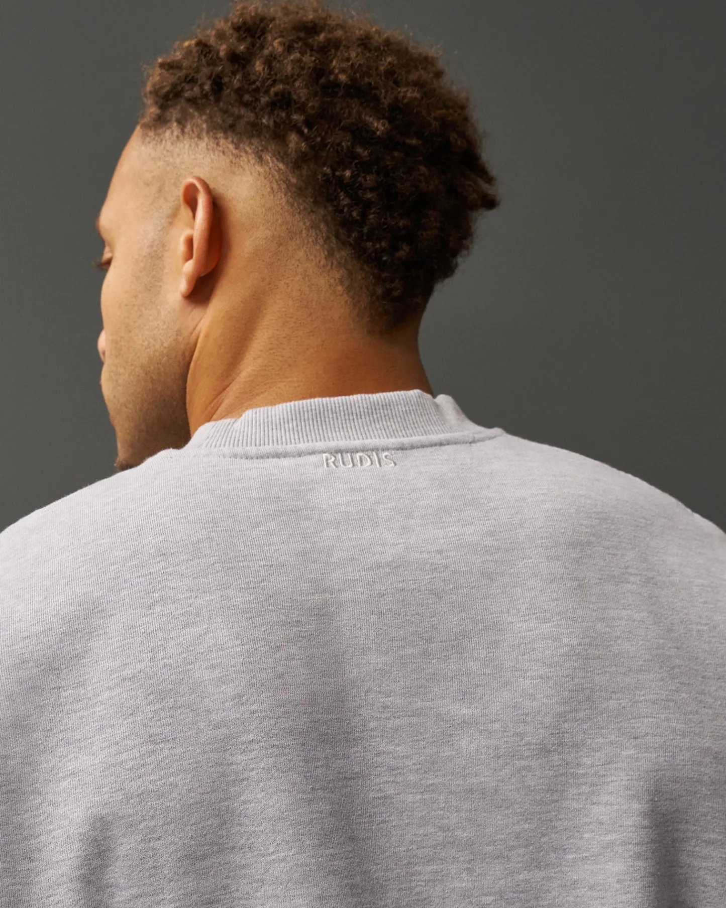 Hoodies & Pullovers>RUDIS Titan Heavyweight Fleece Crewneck - Athletic Gray