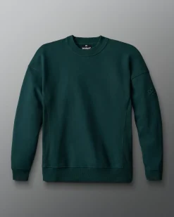 Hoodies & Pullovers>RUDIS Titan Heavyweight Fleece Crewneck - Eagle Green