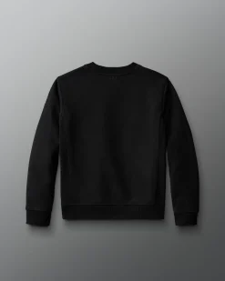 Hoodies & Pullovers>RUDIS Titan Heavyweight Fleece Youth Crewneck - Black