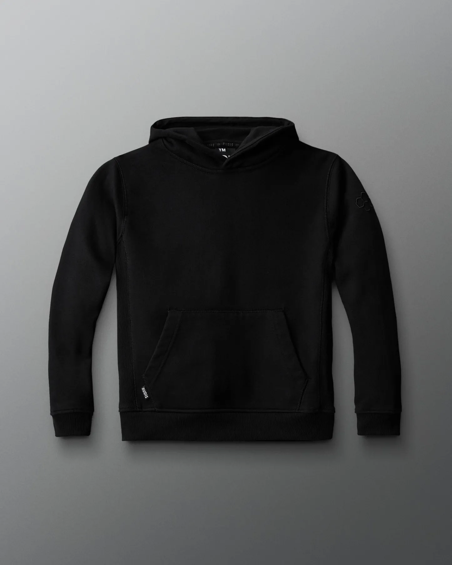 Hoodies & Pullovers>RUDIS Titan Heavyweight Fleece Youth Hoodie - Black