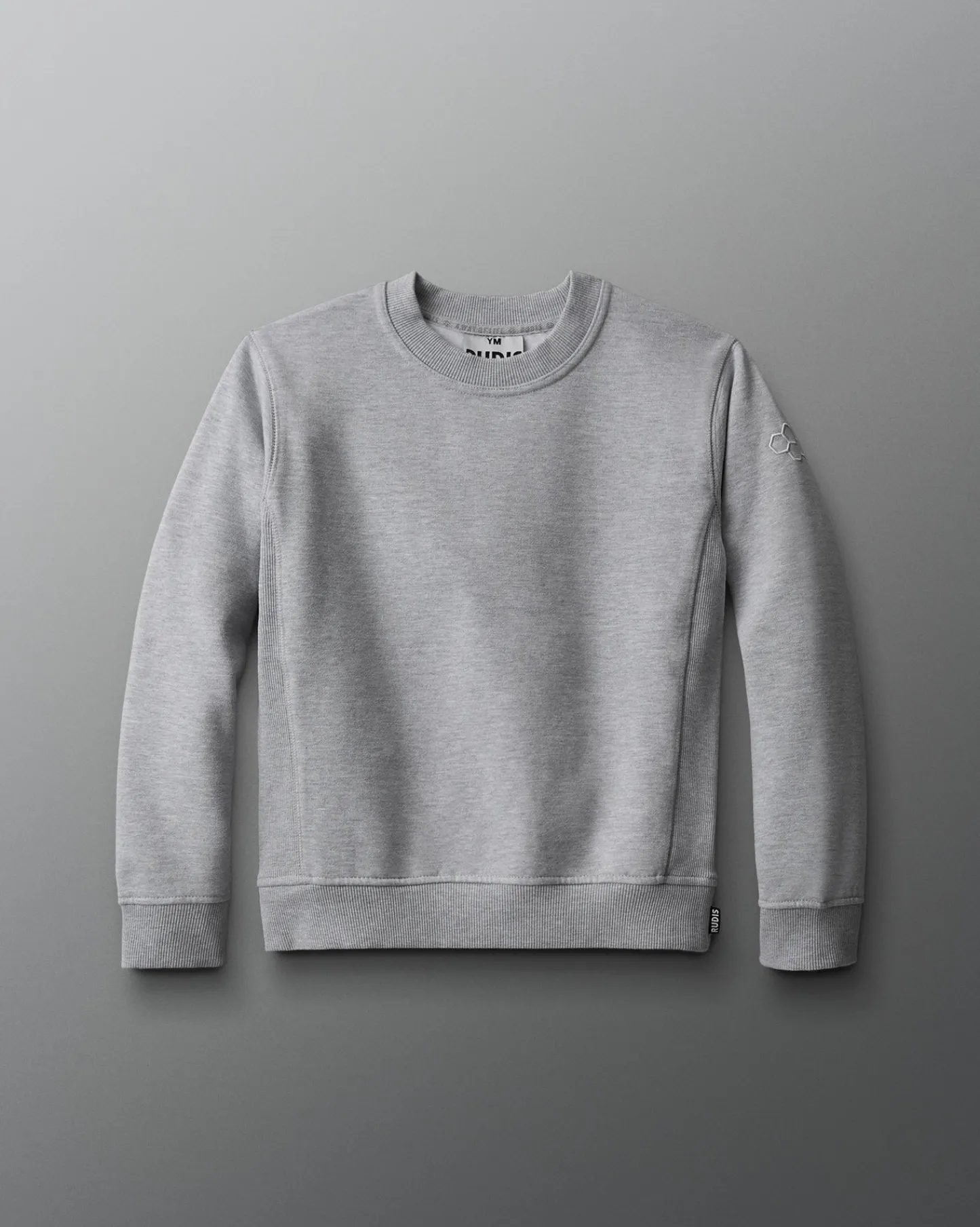 Hoodies & Pullovers>RUDIS Titan Heavyweight Fleece Youth Crewneck - Athletic Gray