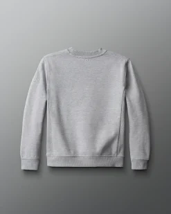Hoodies & Pullovers>RUDIS Titan Heavyweight Fleece Youth Crewneck - Athletic Gray