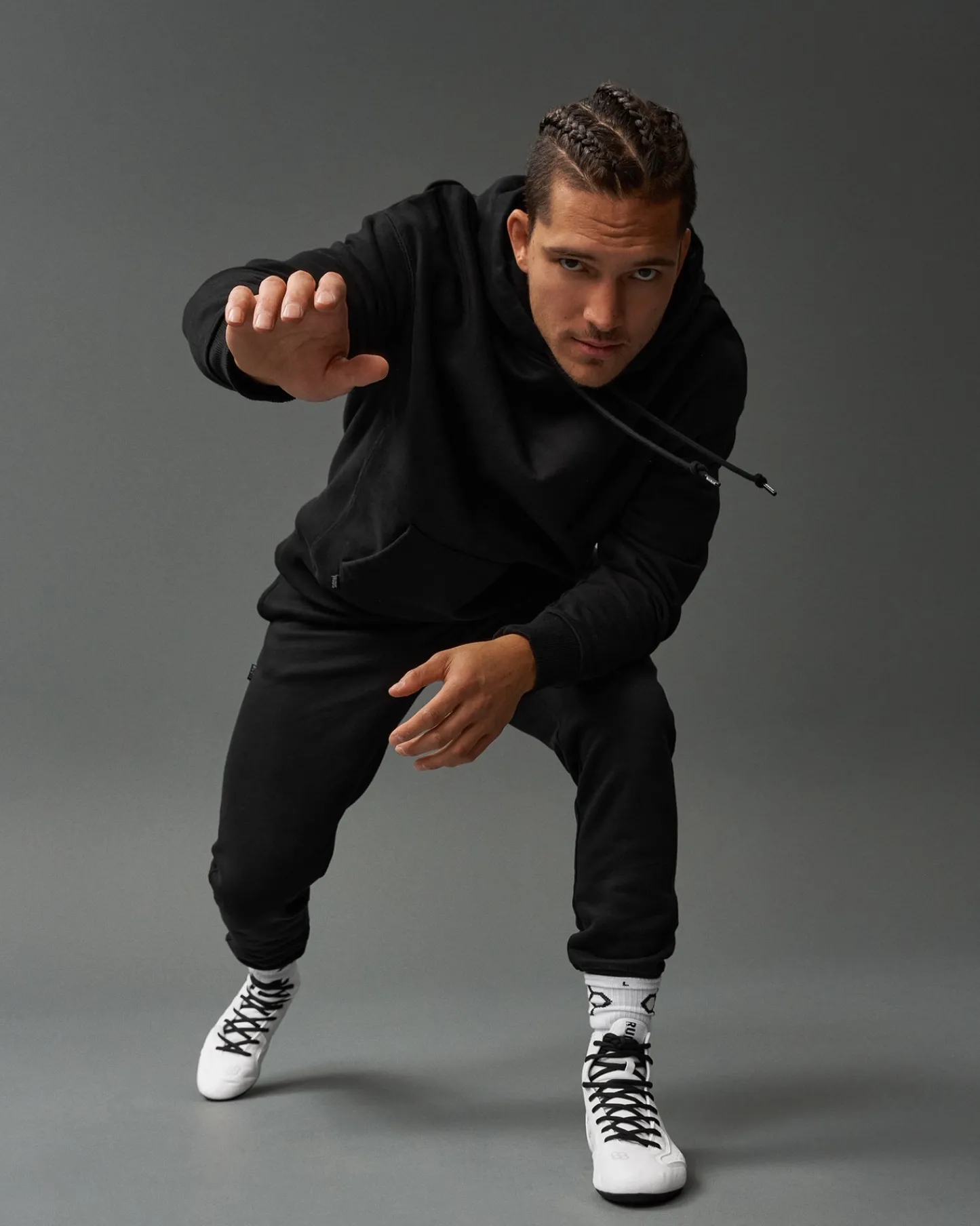 Hoodies & Pullovers>RUDIS Titan Heavyweight Fleece Hoodie - Black