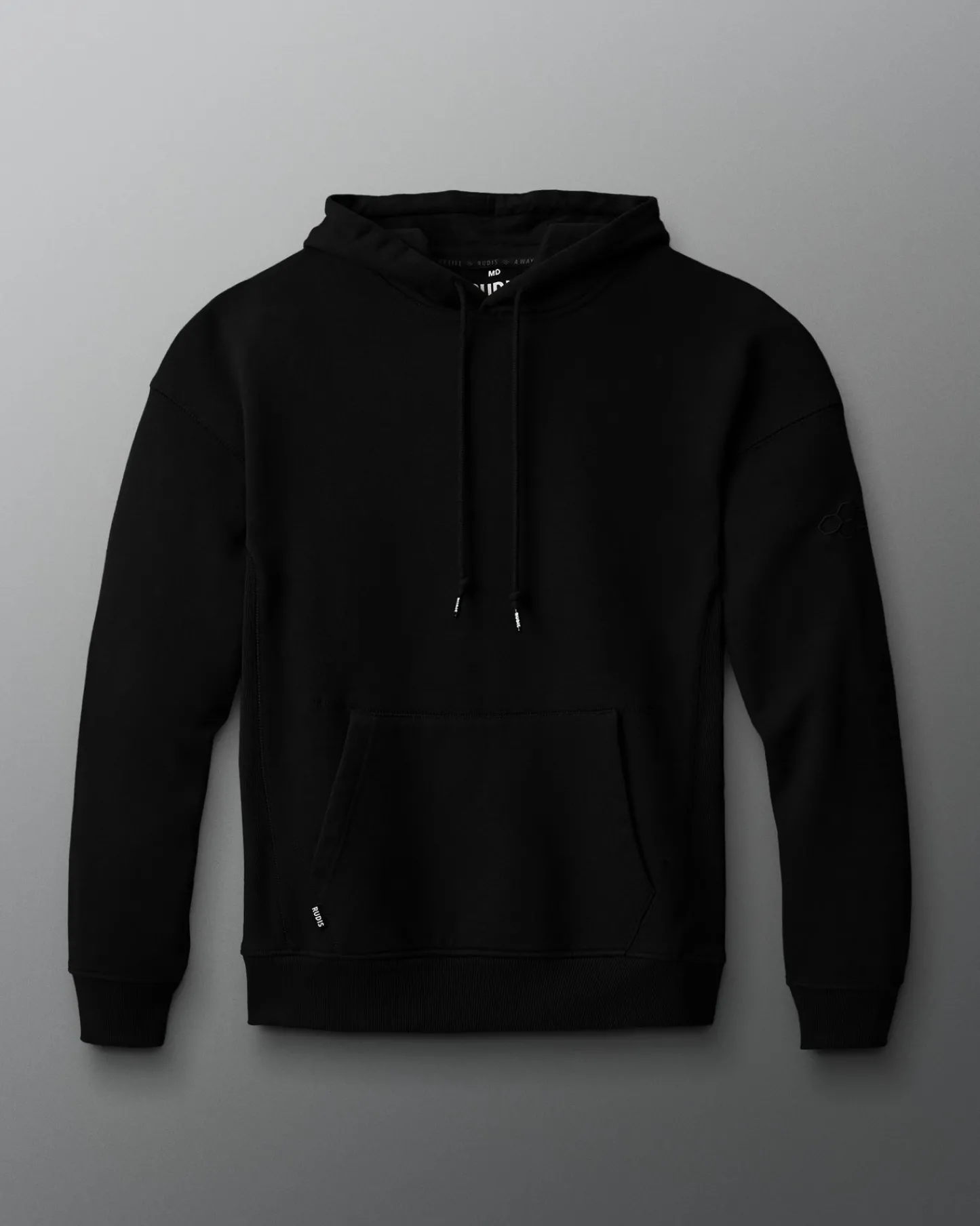 Hoodies & Pullovers>RUDIS Titan Heavyweight Fleece Hoodie - Black