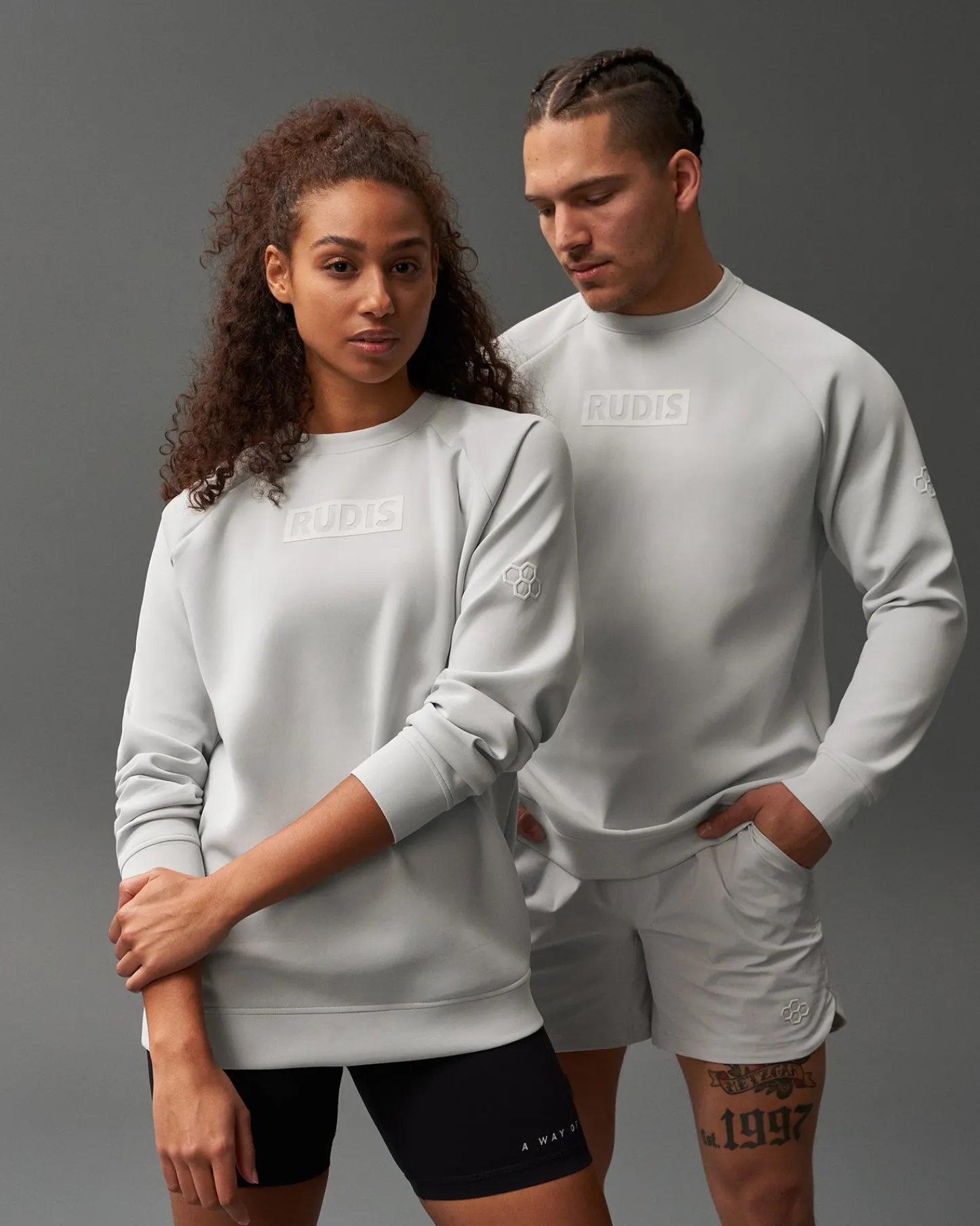 Hoodies & Pullovers|Hoodies & Pullovers>RUDIS Tonal COOL-FEEL Crewneck
