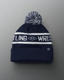 Hats & Beanies|Hats & Beanies>RUDIS Two Tone Pom Beanie - Navy/White