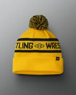 Hats & Beanies|Hats & Beanies>RUDIS Two Tone Pom Beanie - Yellow/Black