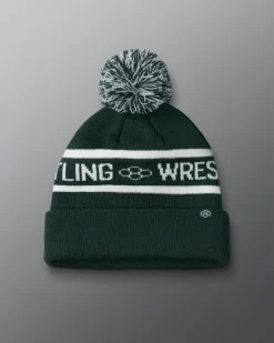 Hats & Beanies|Hats & Beanies>RUDIS Two Tone Pom Beanie - Green/White