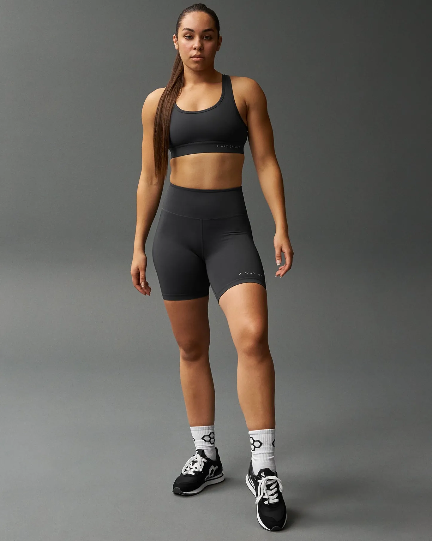 Shorts & Bottoms>RUDIS Women's Biker Shorts - Charcoal