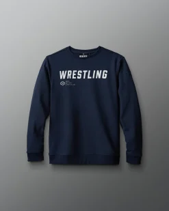 Hoodies & Pullovers>RUDIS Wrestling Slanted Youth Crewneck