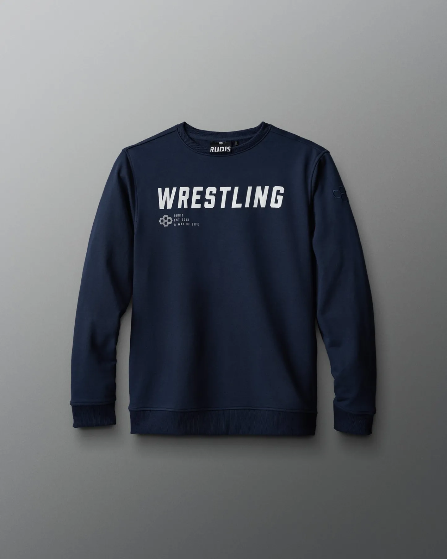 Hoodies & Pullovers>RUDIS Wrestling Slanted Youth Crewneck