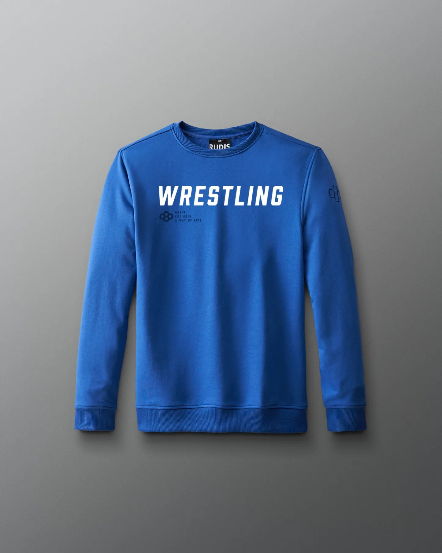 Hoodies & Pullovers>RUDIS Wrestling Slanted Youth Crewneck
