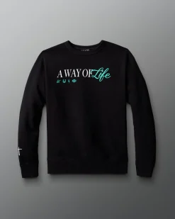Hoodies & Pullovers|Hoodies & Pullovers>RUDIS SH Dreaming Comfort Fleece Crewneck Black