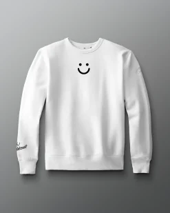 Hoodies & Pullovers|Hoodies & Pullovers>RUDIS SH Smile Comfort Fleece Crewneck White