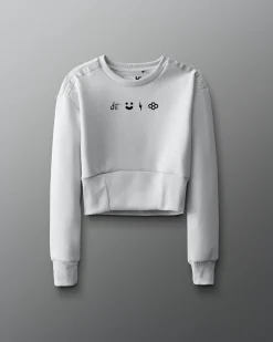 Hoodies & Pullovers>RUDIS SH Women's COOL-FEEL Fitted Crew Lunar Gray