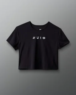 Shirts & Tees>RUDIS SH Women's Ultimate Crop T-Shirt Black