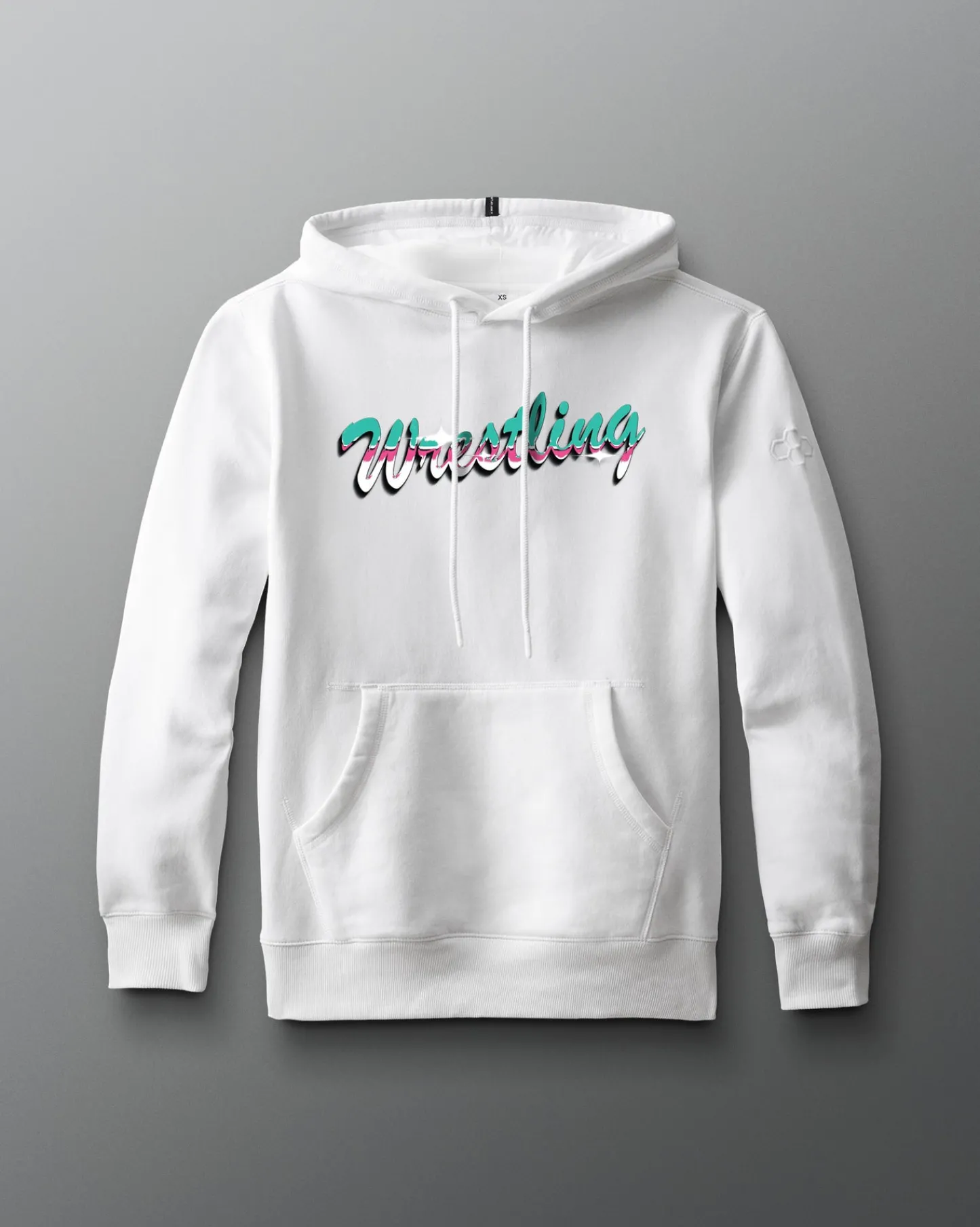 Hoodies & Pullovers|Hoodies & Pullovers>RUDIS South Beach Wrestling Comfort Fleece Hoodie White
