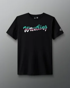 Shirts & Tees|Shirts & Tees>RUDIS South Beach Wrestling Elite Super Soft T-Shirt Black