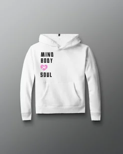 Hoodies & Pullovers>RUDIS Spirit Heart Comfort Fleece Youth Hoodie White