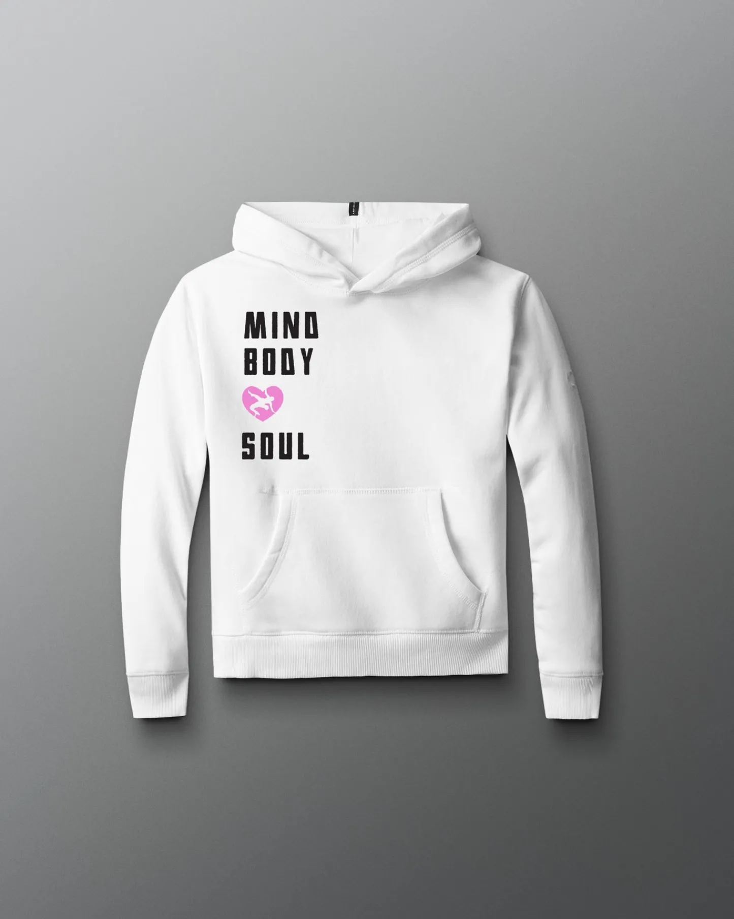 Hoodies & Pullovers>RUDIS Spirit Heart Comfort Fleece Youth Hoodie White