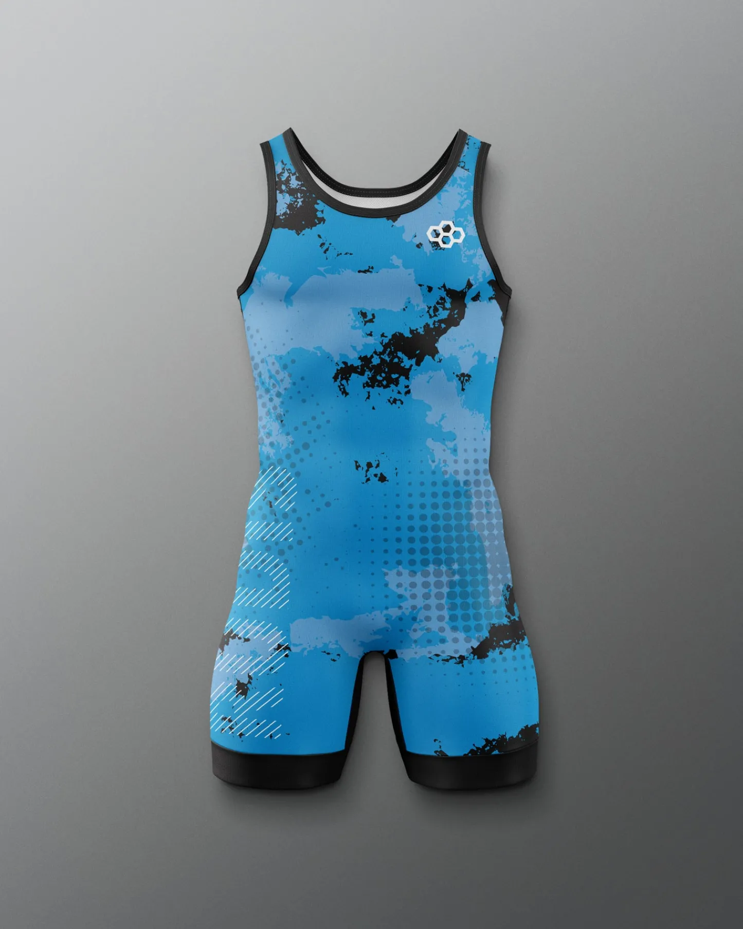 Singlets|Singlets>RUDIS Splatter Boy's Elite Singlet Blue